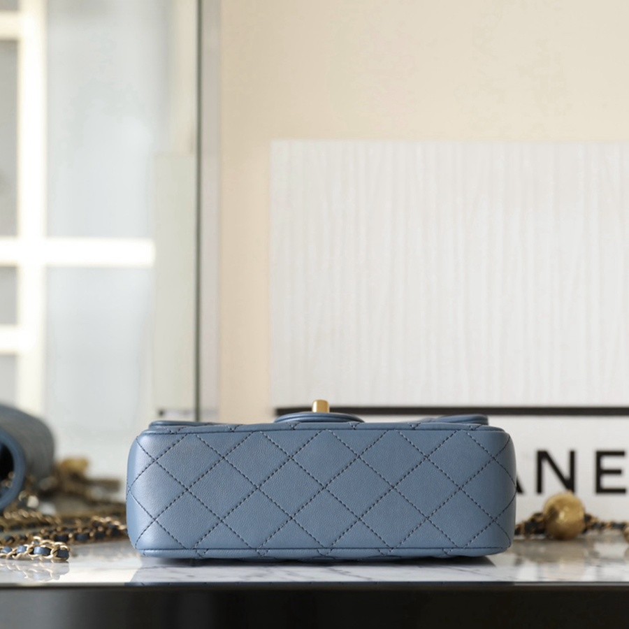 小香 23K 新色金球調節扣 大mini牛仔藍_5