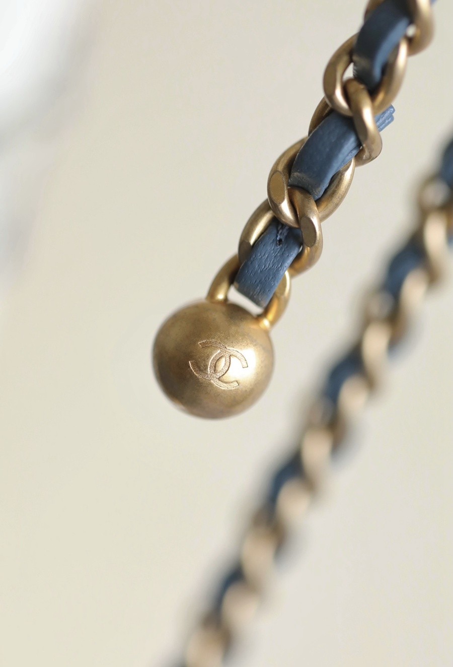 小香 23K 新色金球調節扣 大mini牛仔藍_9