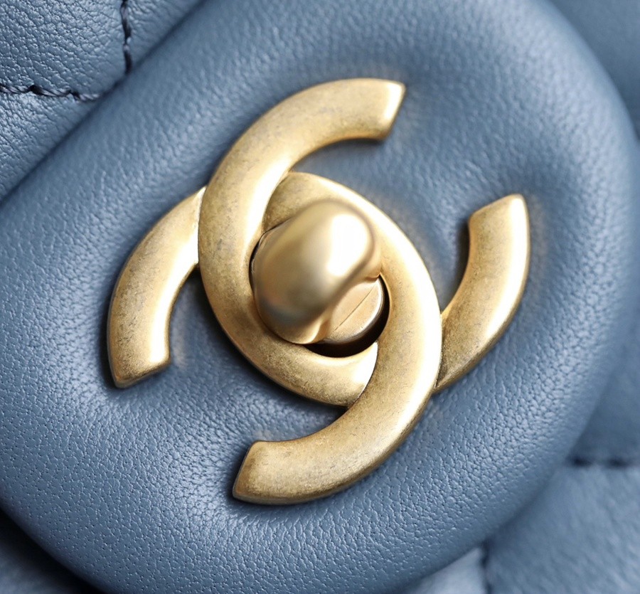 小香 23K 新色金球調節扣 大mini牛仔藍_11