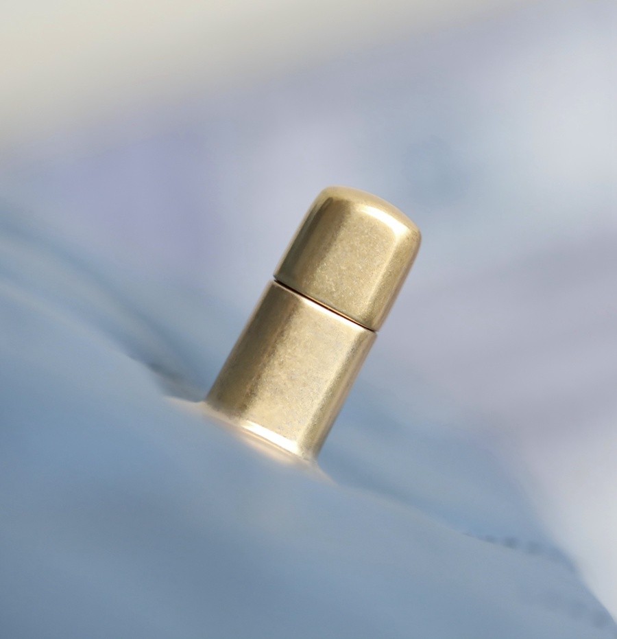 小香 23K 新色金球調節扣 大mini牛仔藍_13