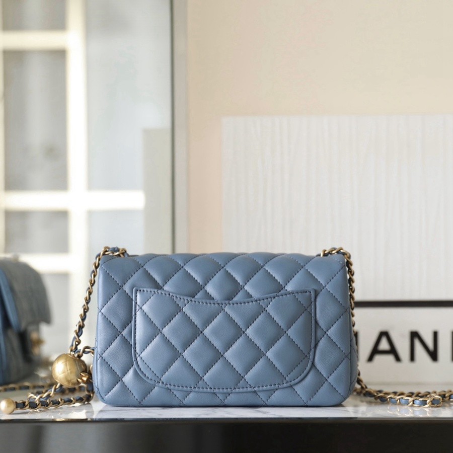 小香 23K 新色金球調節扣 大mini牛仔藍_2