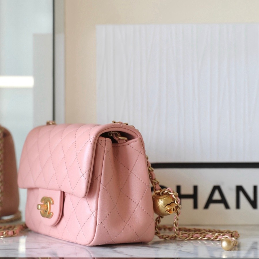 小香 23K 小香新色金球調節扣方胖子 粉色_2