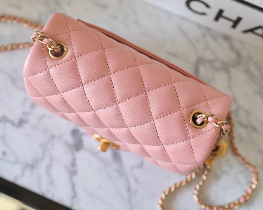 小香 23K 小香新色金球調節扣方胖子 粉色_4