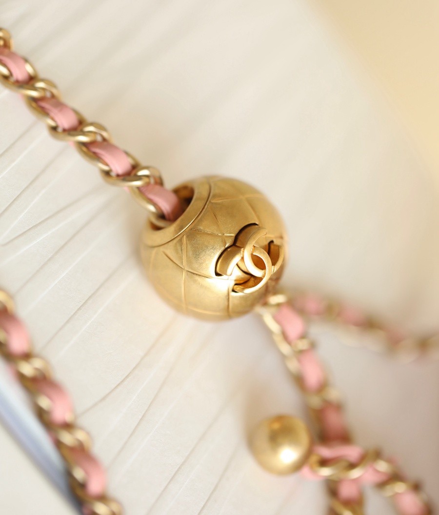 小香 23K 小香新色金球調節扣方胖子 粉色_8