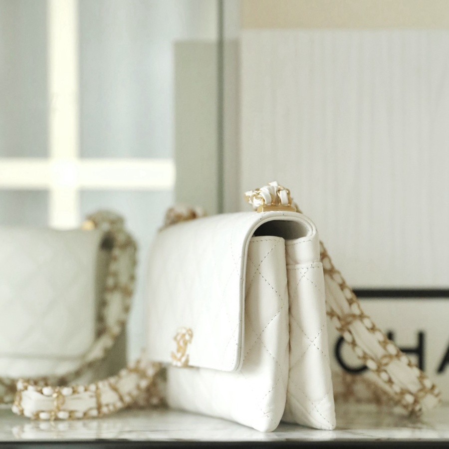 小香 23K秋冬 19系列風琴包 白色_3