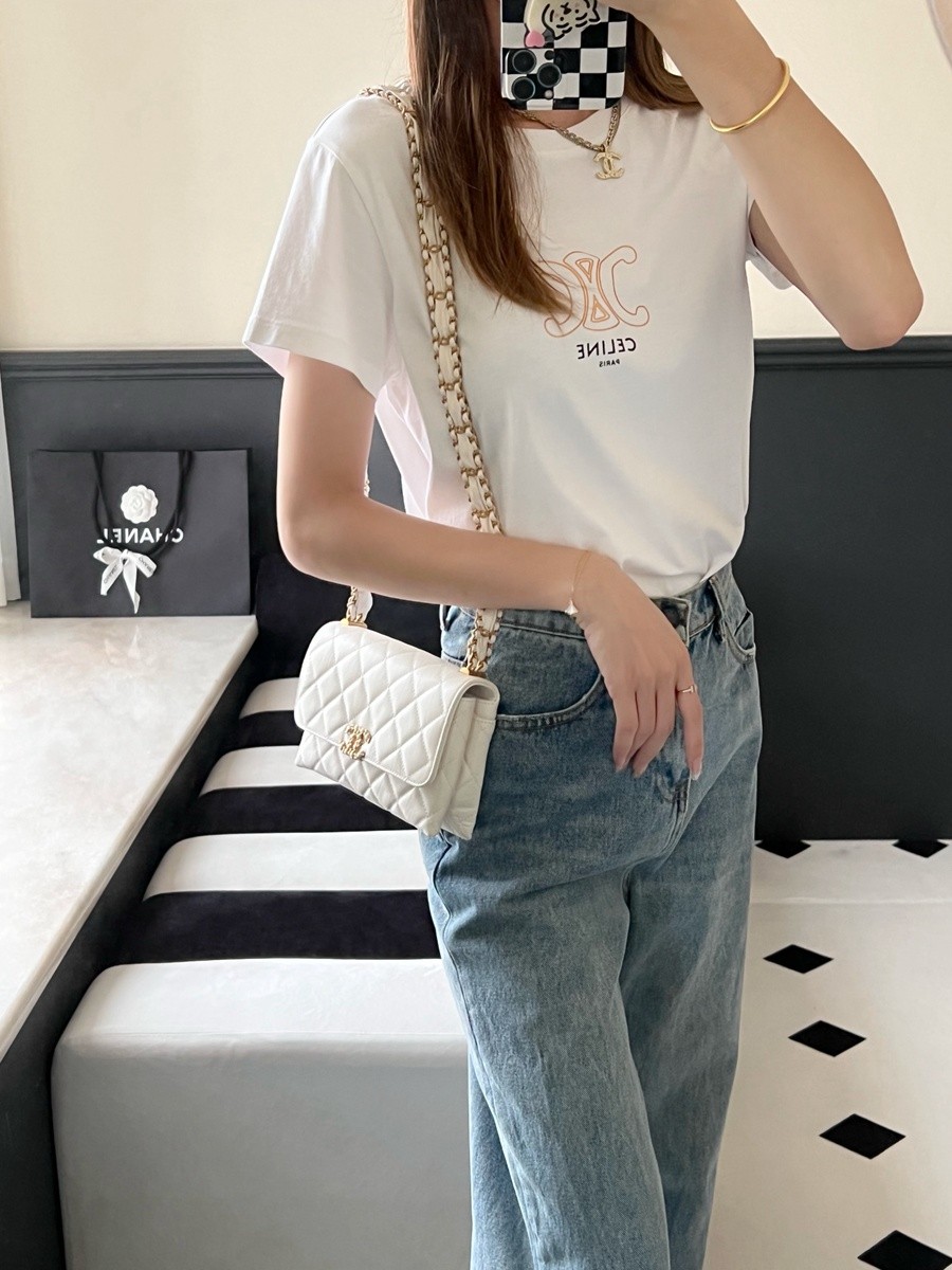 小香 23K秋冬 19系列風琴包 白色_9