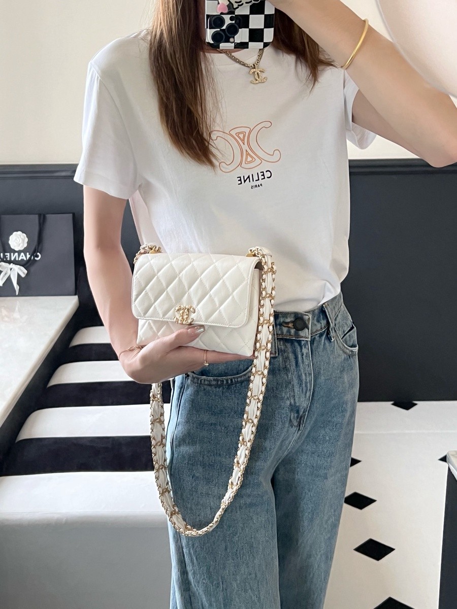 小香 23K秋冬 19系列風琴包 白色_10