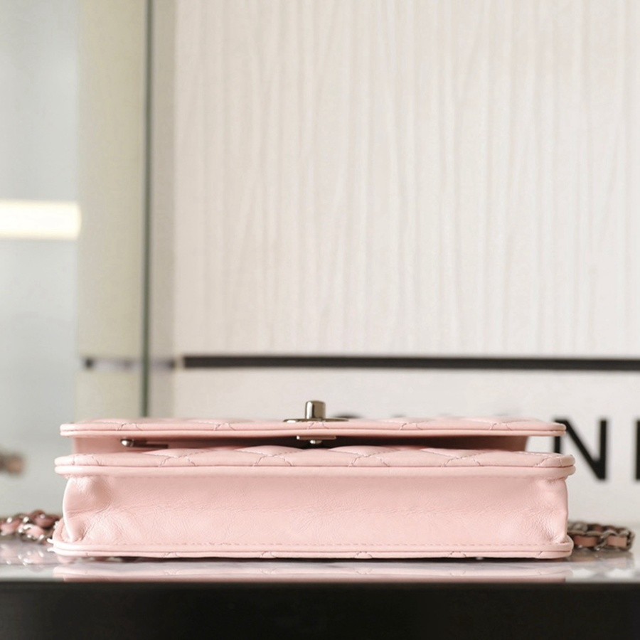 小香 23K秋冬 23K水鑽手柄WOC 淡粉_4