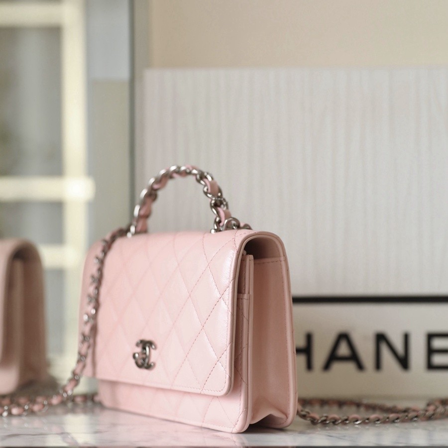 小香 23K秋冬 23K水鑽手柄WOC 淡粉_2