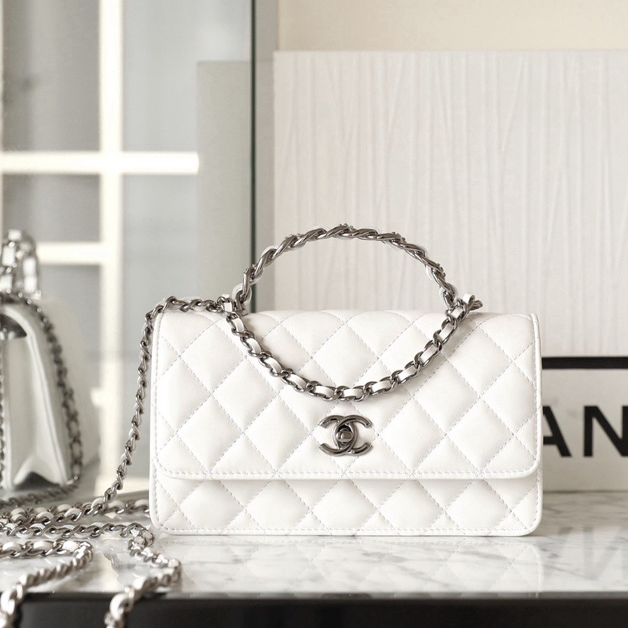 小香 23K秋冬 23K水鑽風琴小包白_1