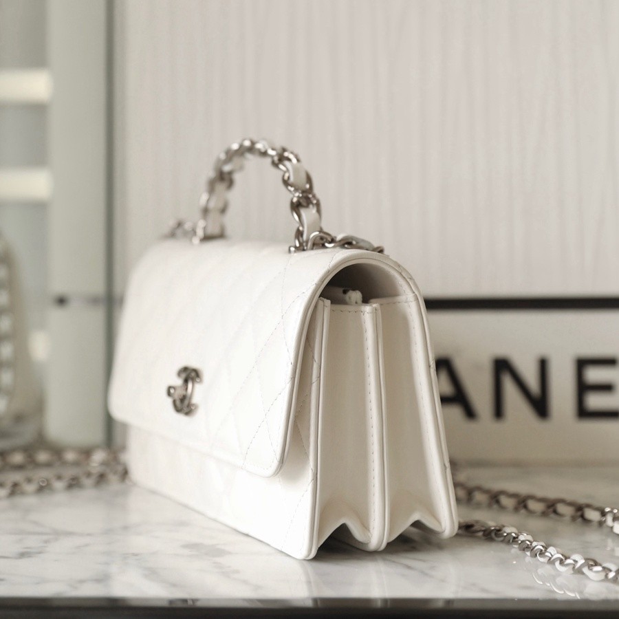 小香 23K秋冬 23K水鑽風琴小包白_2