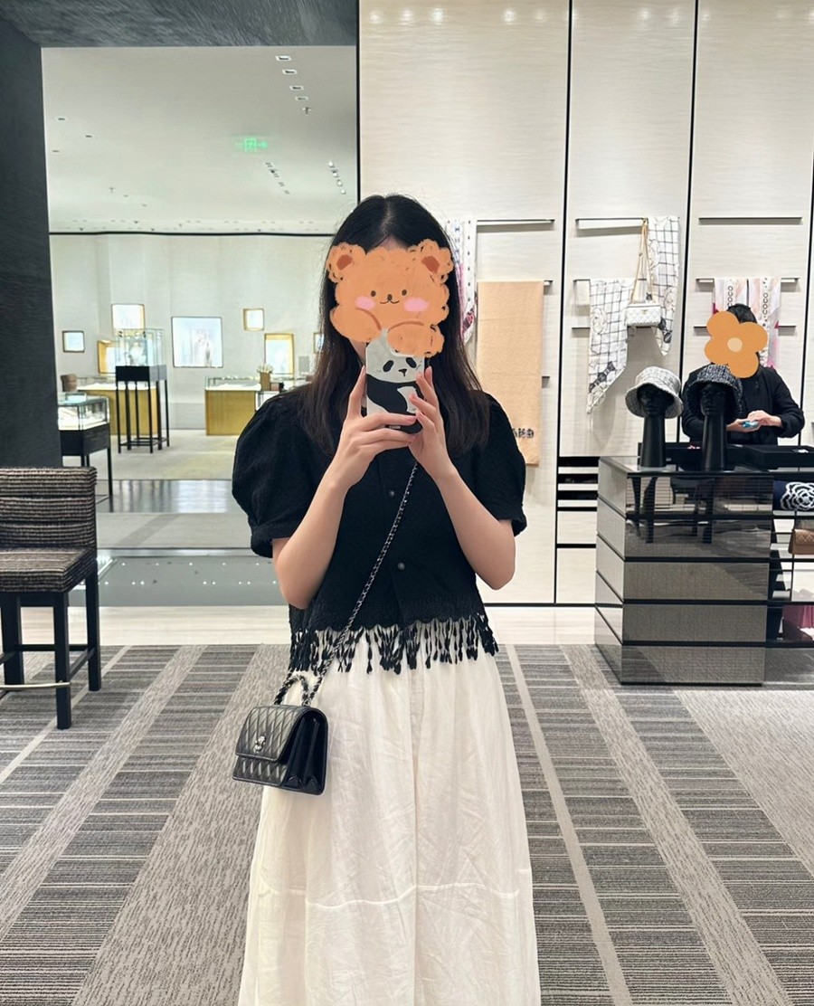 小香 23K水鑽風琴小包 黑色_10