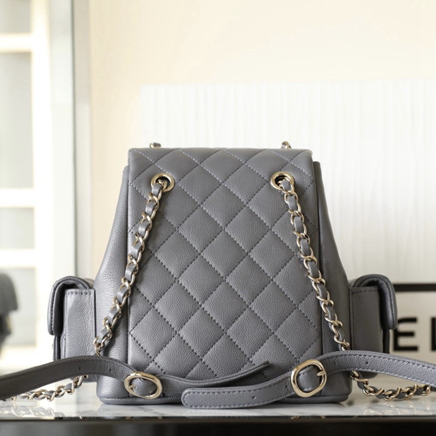 小香 23K 坦克雙肩背包 深灰小號_3