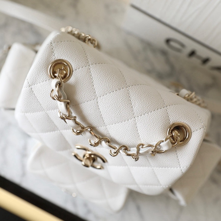 小香 23K系列 坦克雙肩背包 白色大號_4