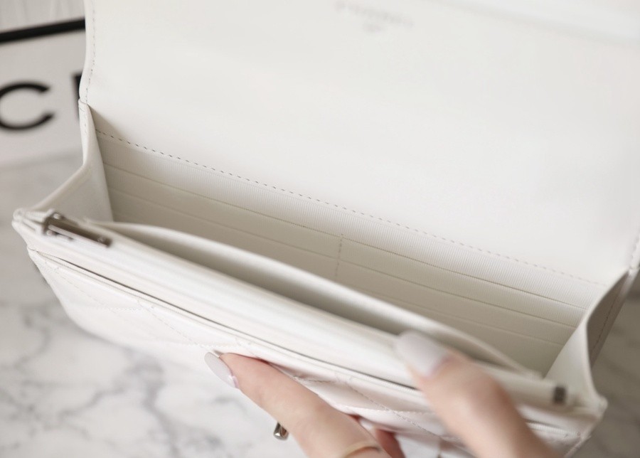 小香 23K秋冬 23K水鑽WOC 白色_5