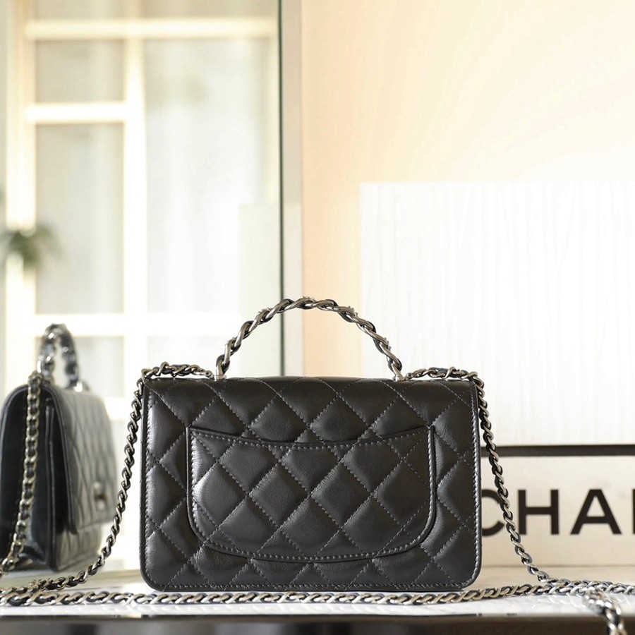 小香 23K秋冬 23K水鑽WOC 黑色_3