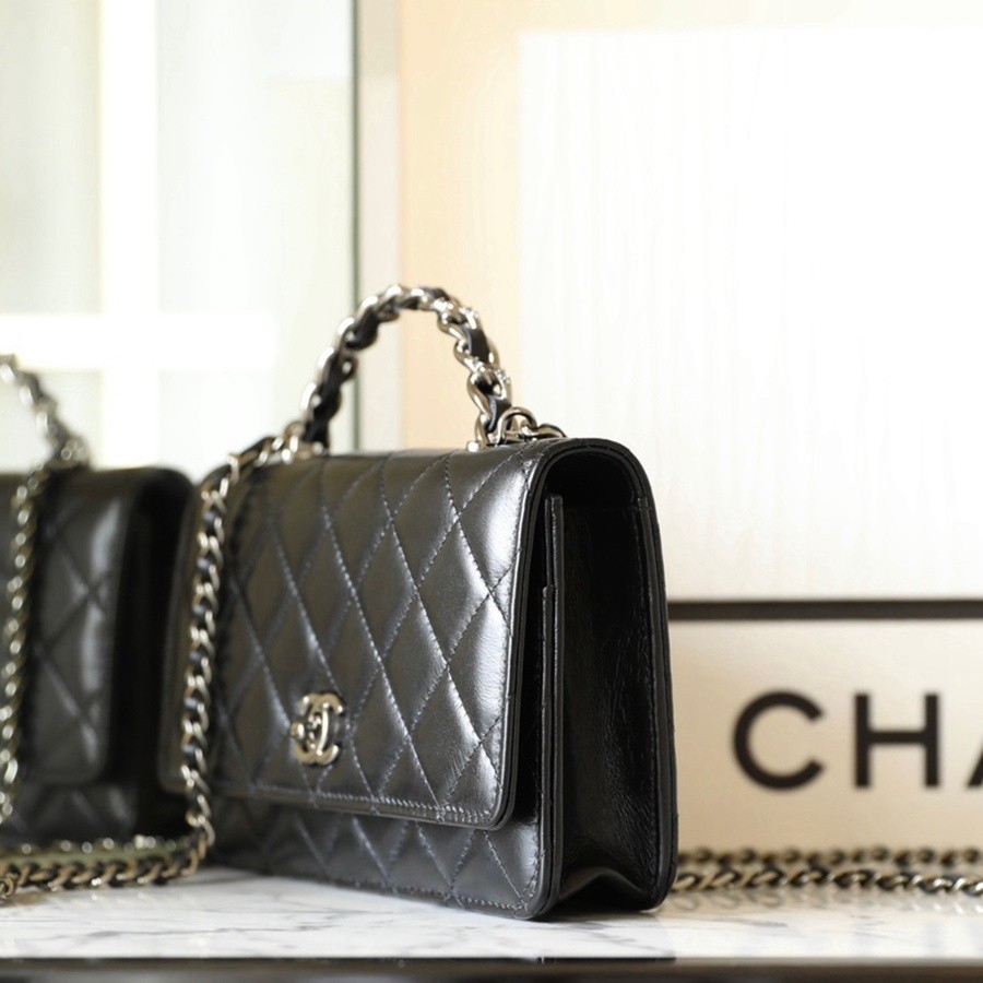 小香 23K秋冬 23K水鑽WOC 黑色_2