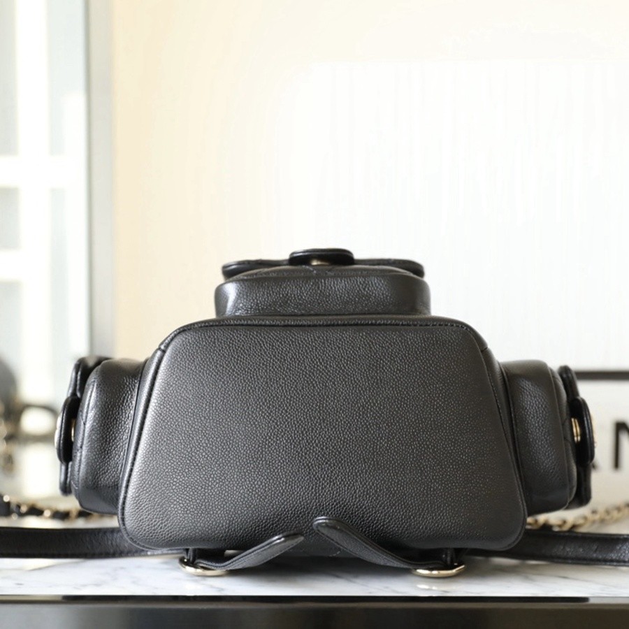 小香 23K系列 坦克雙肩背包 黑色小號_5