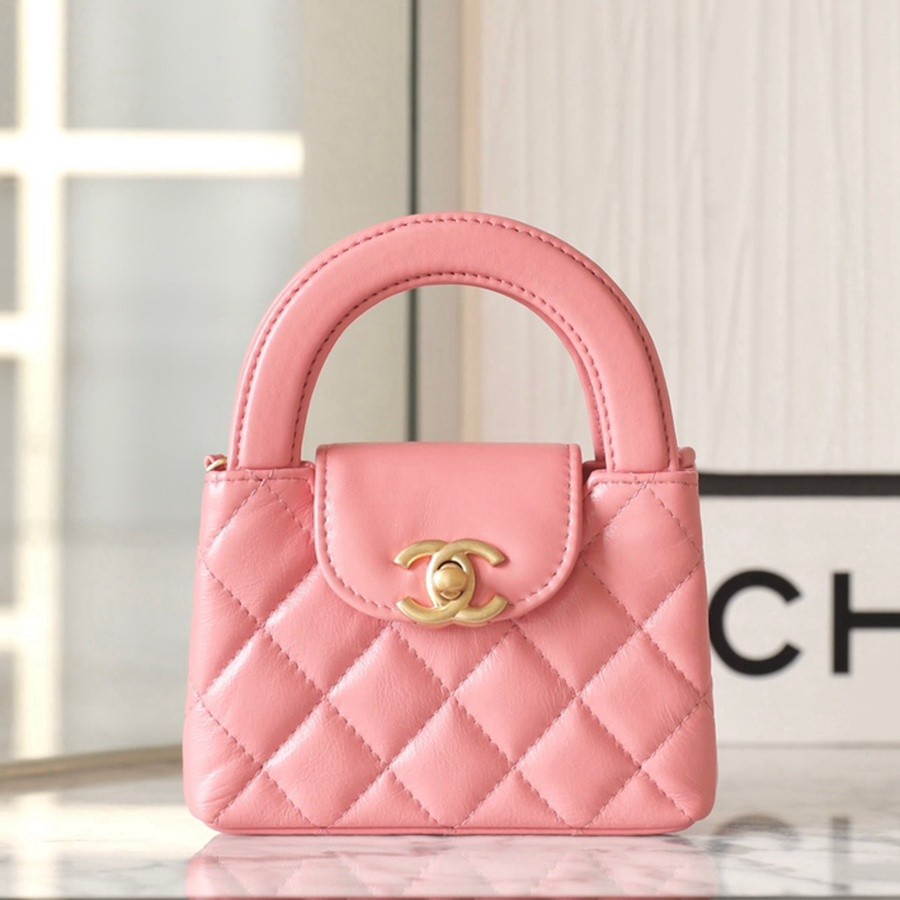 小香 23K秋冬 Kelly鏈條包 小號 珊瑚粉_1