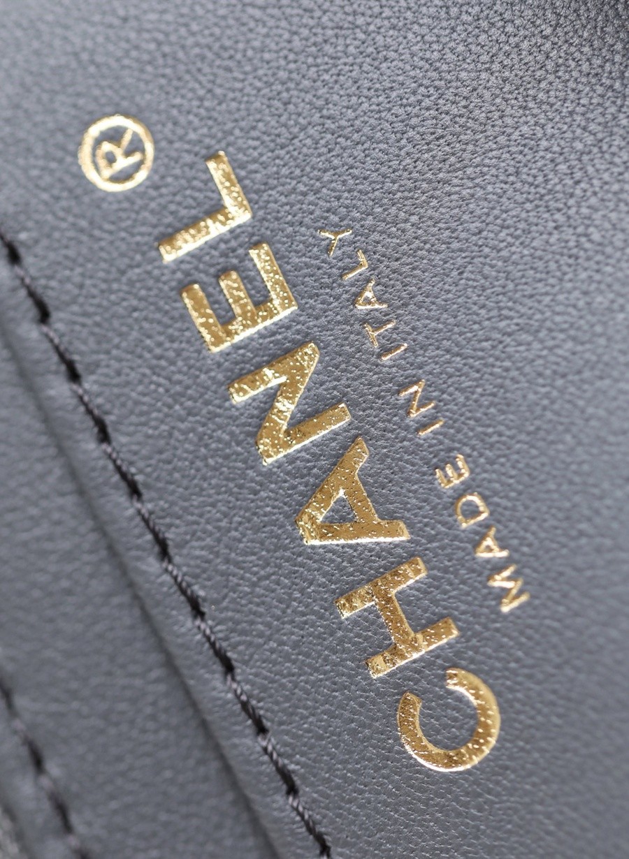 23K 小香新色金球口蓋包 金球調節扣方胖子 深灰_7