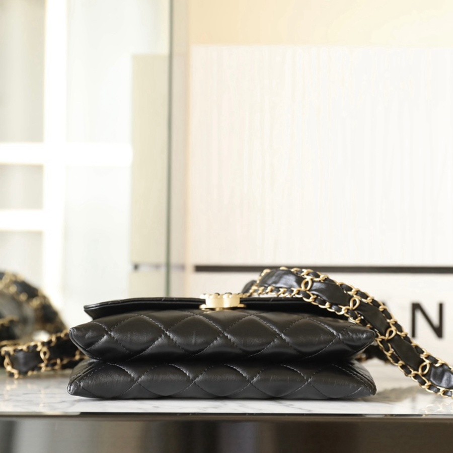 小香 23K秋冬 19系列風琴包 黑色_5