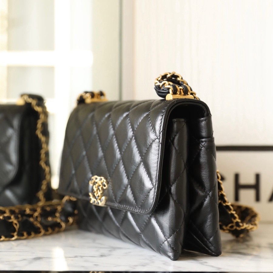 小香 23K秋冬 19系列風琴包 黑色_2