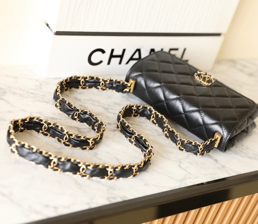 小香 23K秋冬 19系列風琴包 黑色_8