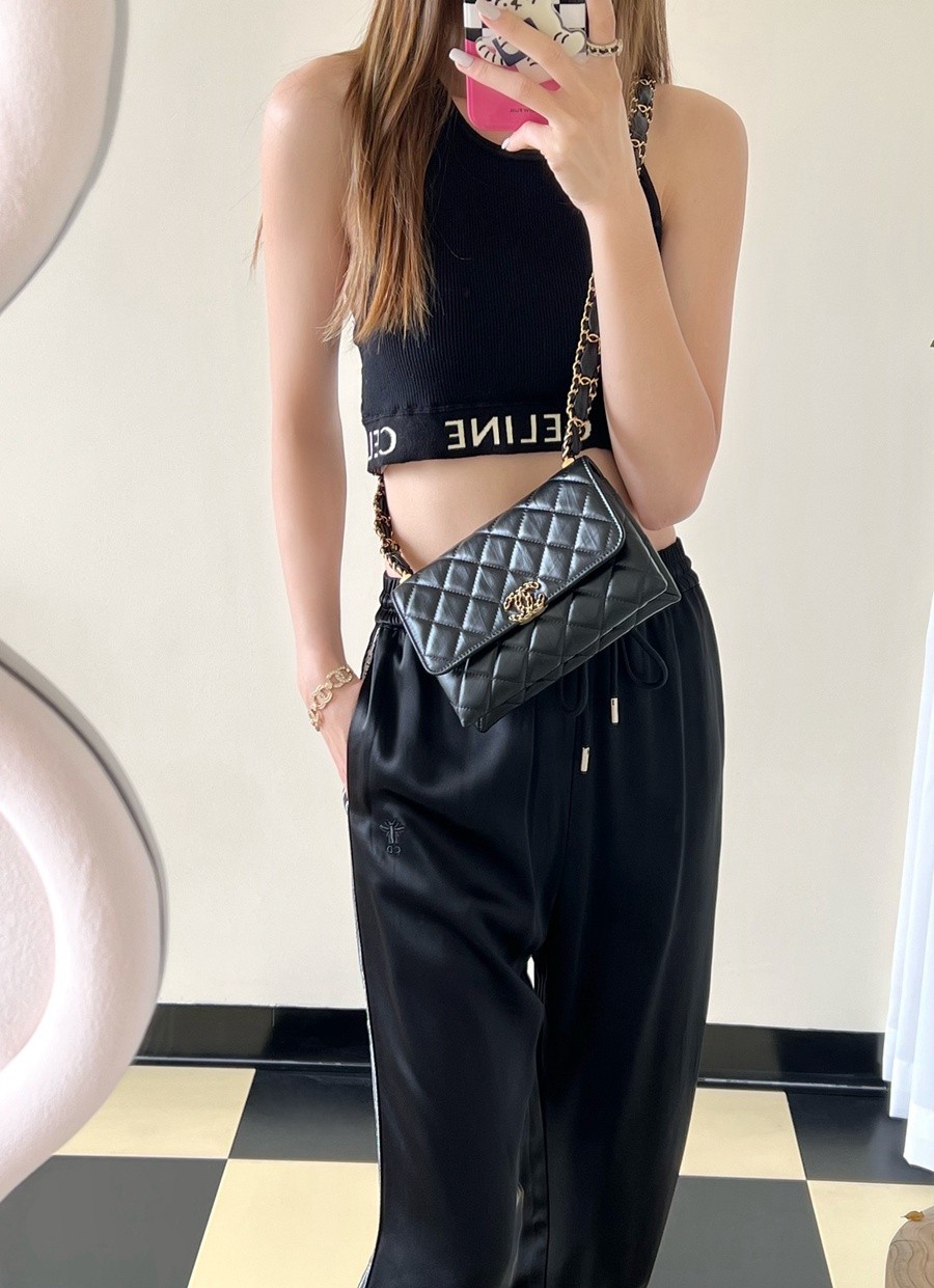 小香 23K秋冬 19系列風琴包 黑色_20