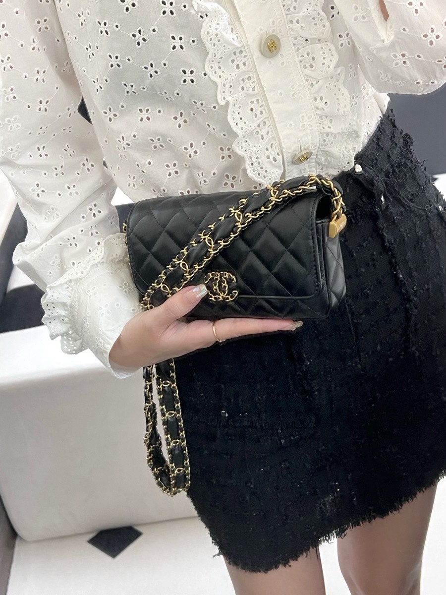 小香 23K秋冬 19系列手機包 黑色_20