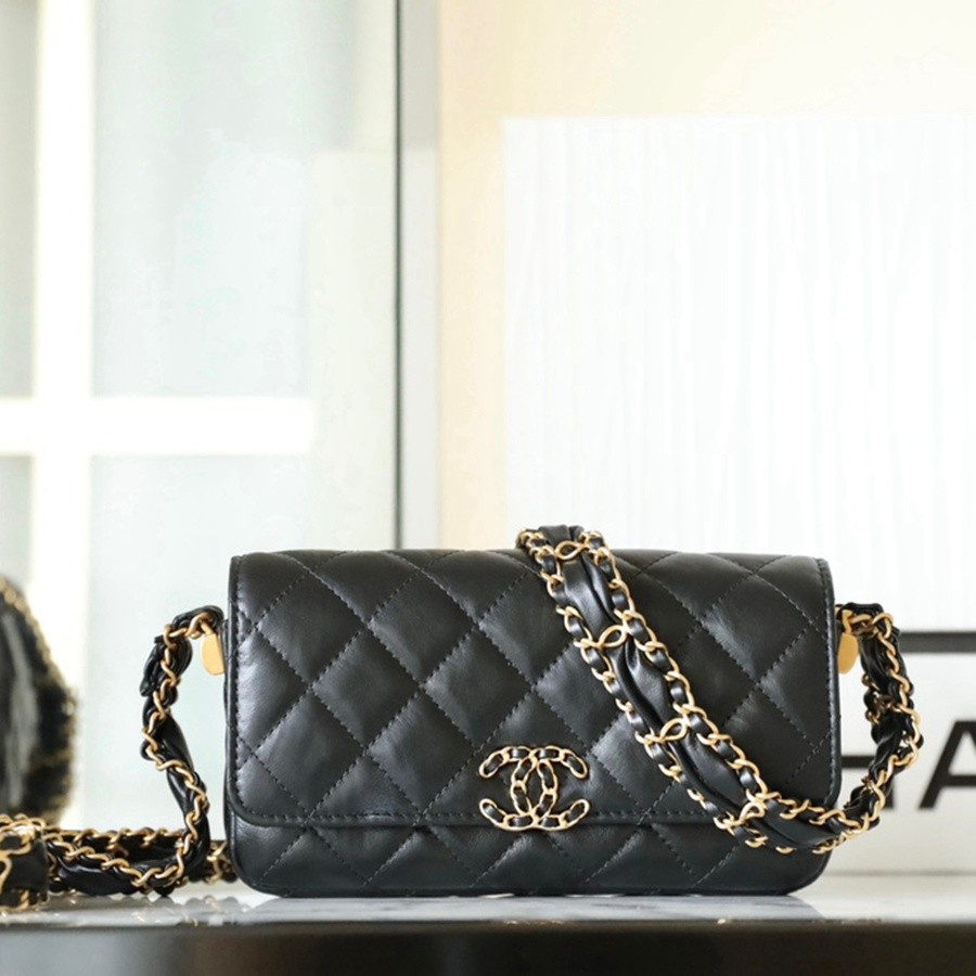 小香 23K秋冬 19系列手機包 黑色_1