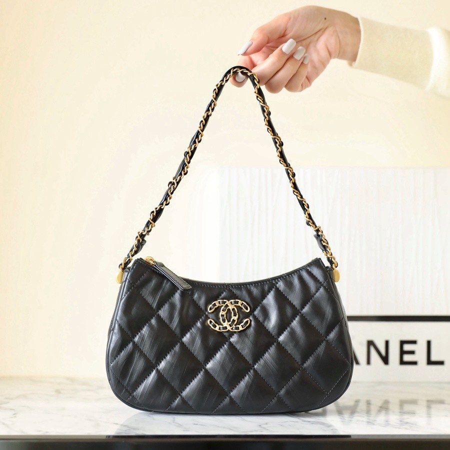 小香 23K秋冬 19系列腋下包 小號黑色_8