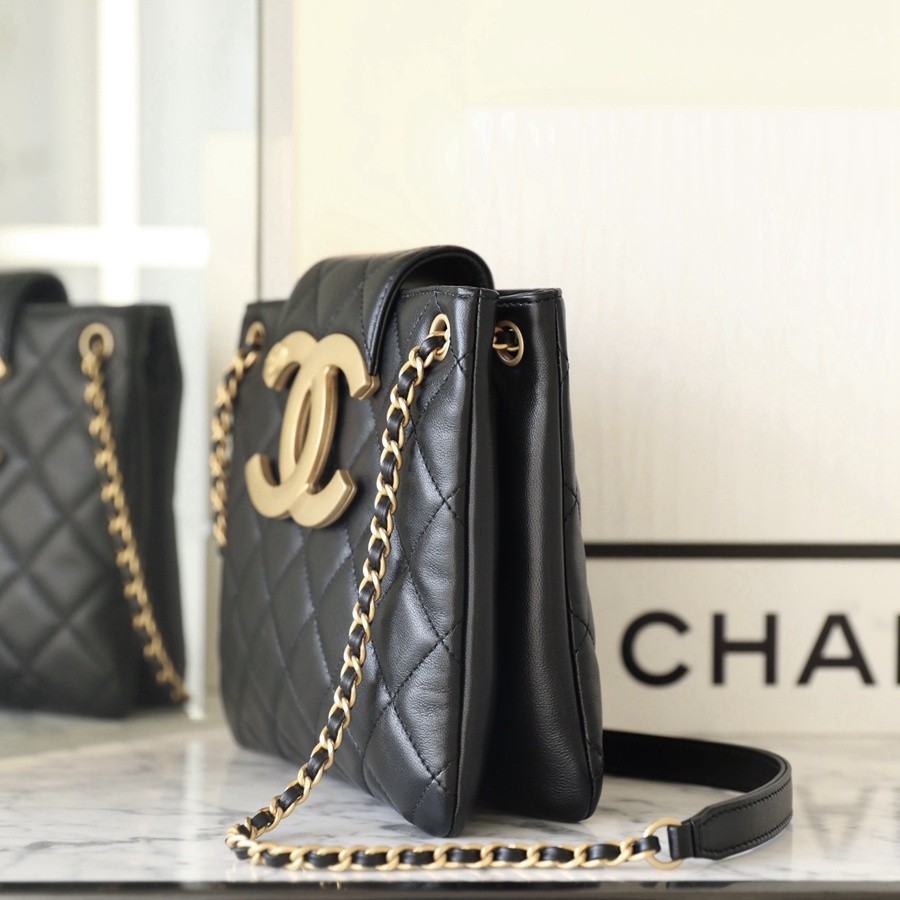 小香 24C早春 大logo購物袋 黑色_3