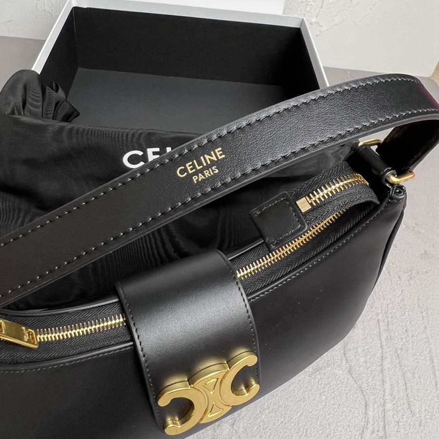 AVA凱旋門腋下包 黑色 小號_6