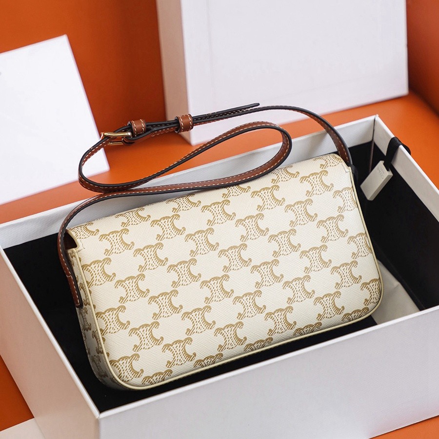 TEIOMPHE 凱旋門 腋下包 白花_2