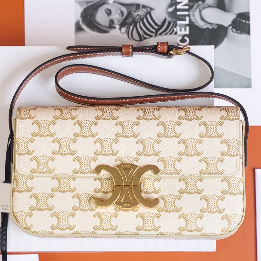 TEIOMPHE 凱旋門 腋下包 白花_8