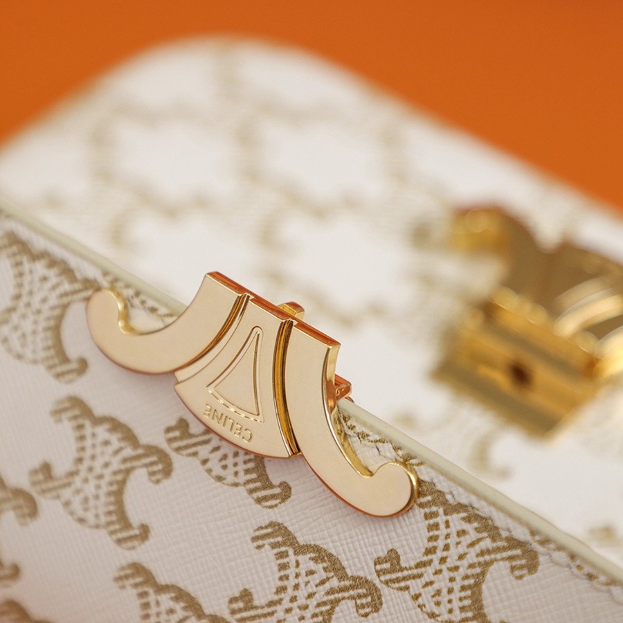 TEIOMPHE 凱旋門 腋下包 白花_15