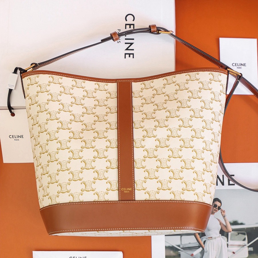 TEIOMPHE CANVAS 中號水桶包_7