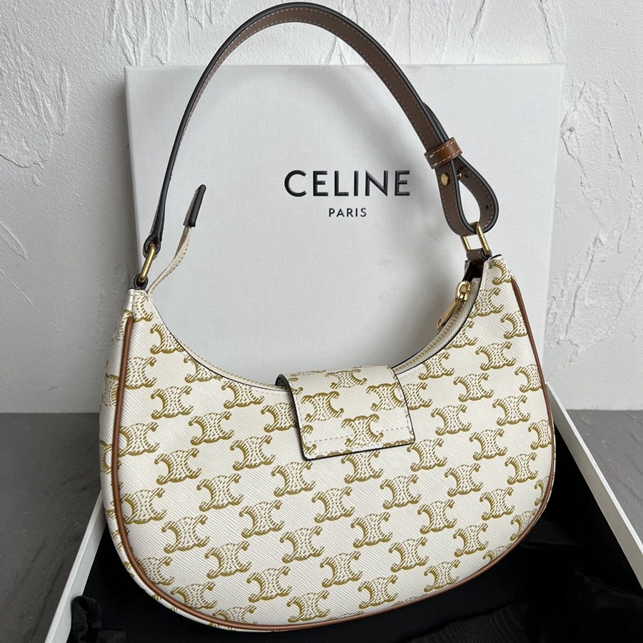 CLI AVA凱旋門腋下包 老花白 小號_2