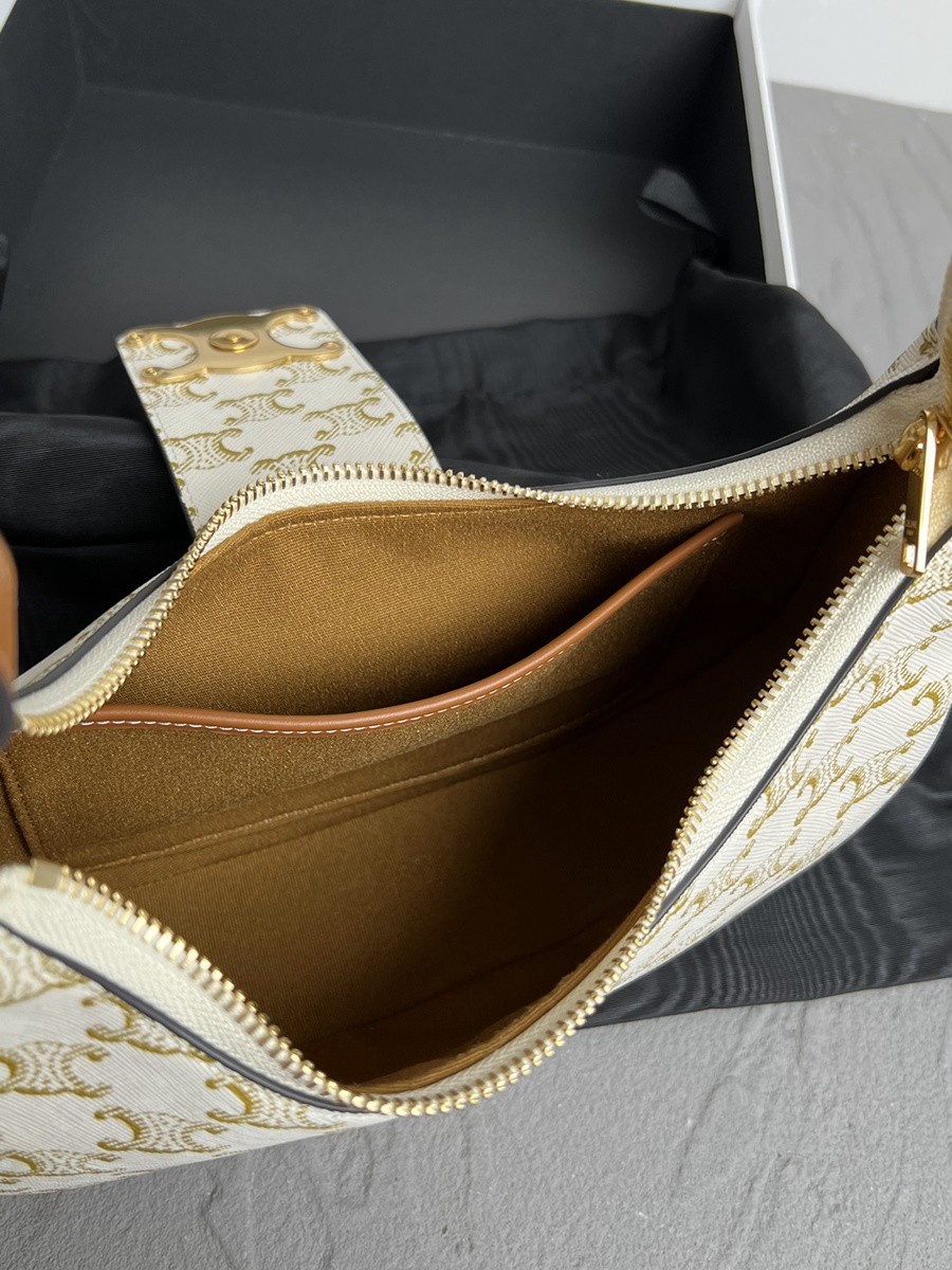 CLI AVA凱旋門腋下包 老花白 小號_7