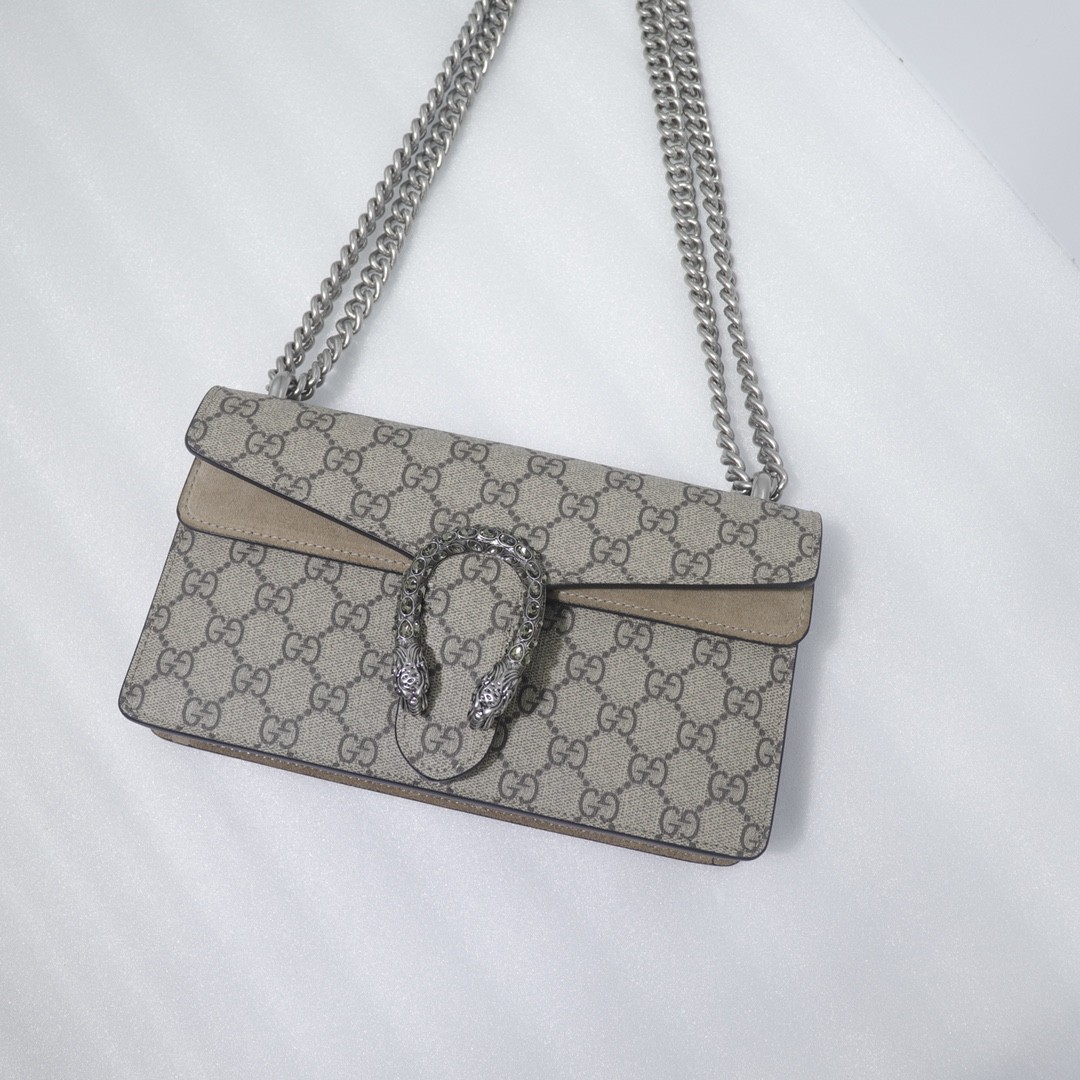 GG Dionysus 小號酒神包 499623 卡其_7