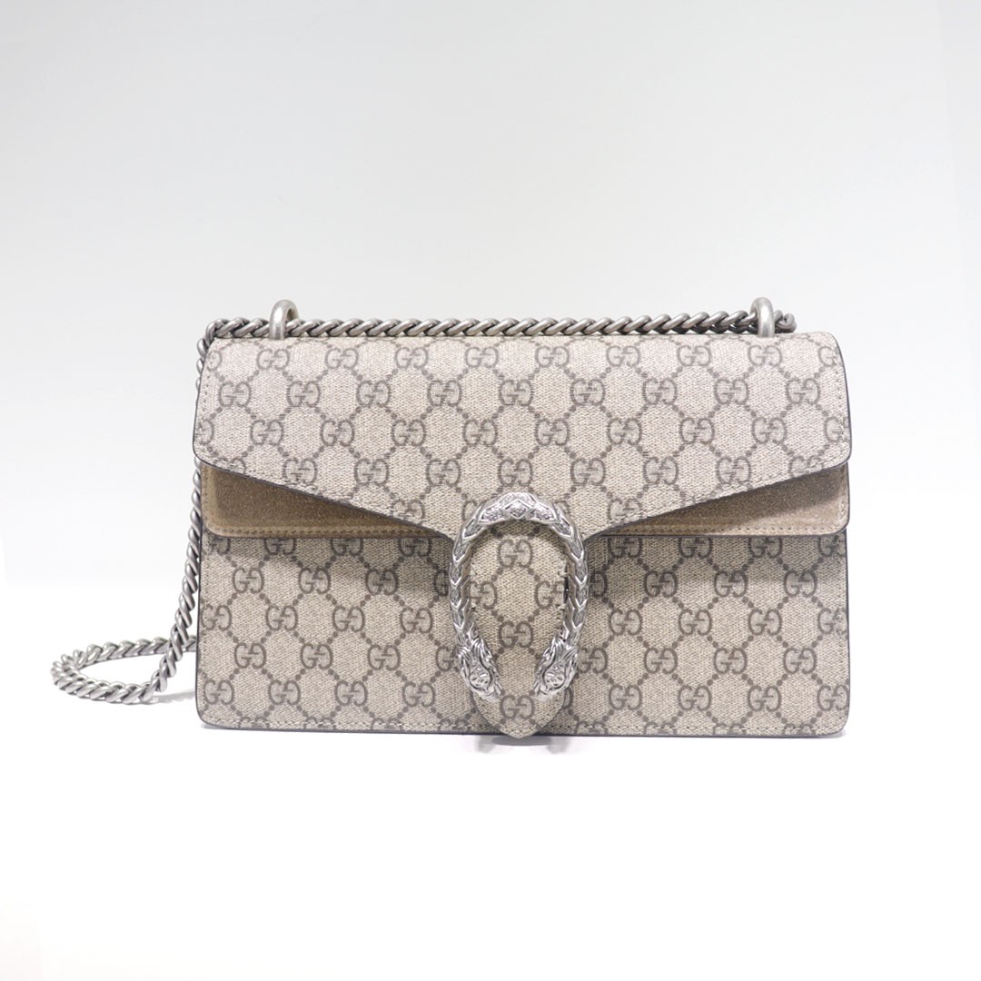 GG Dionysus 中號酒神包 400249 卡其_1