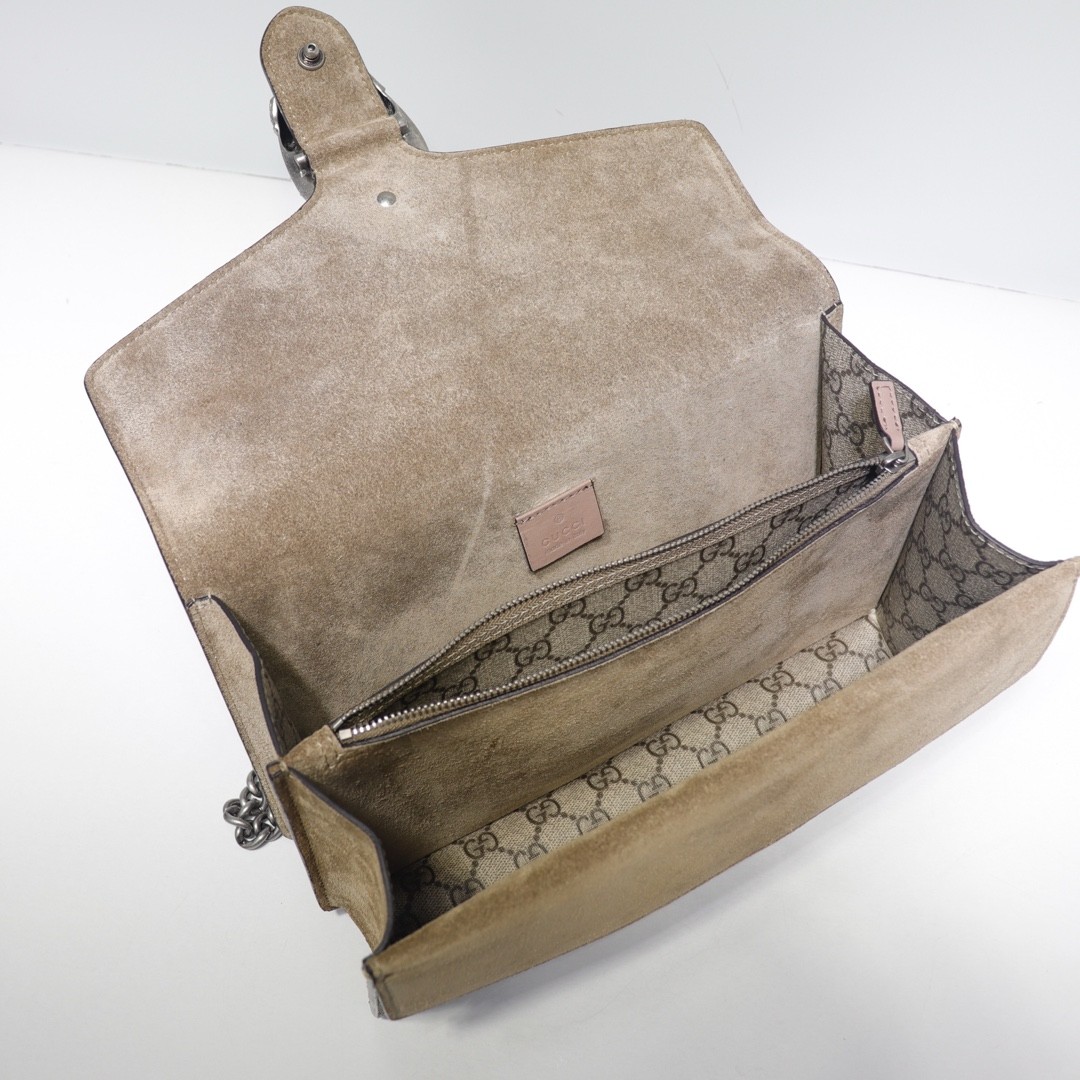 GG Dionysus 中號酒神包 400249 卡其_7