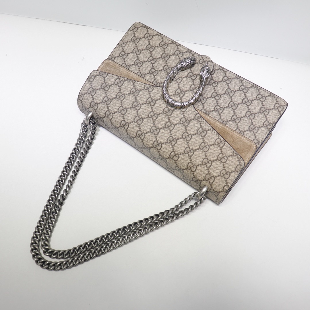 GG Dionysus 中號酒神包 400249 卡其_9