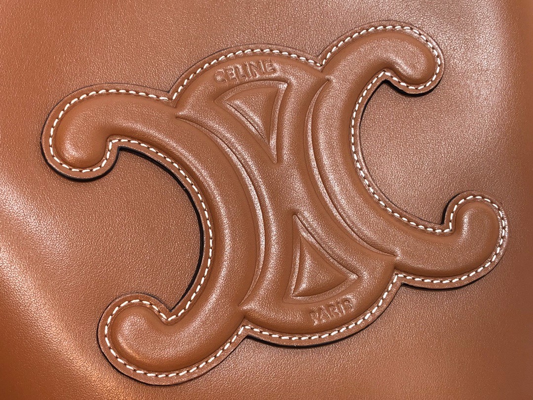 CUIR Triomphe小號光滑牛皮水桶包_3