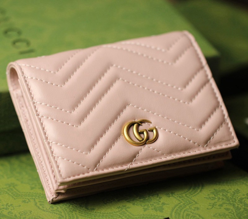 GG Marmont系列卡包 466492 粉色_2