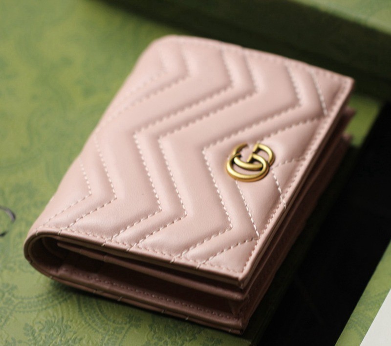 GG Marmont系列卡包 466492 粉色_3