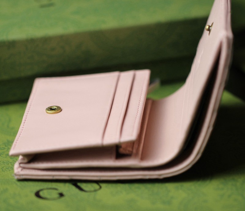 GG Marmont系列卡包 466492 粉色_7