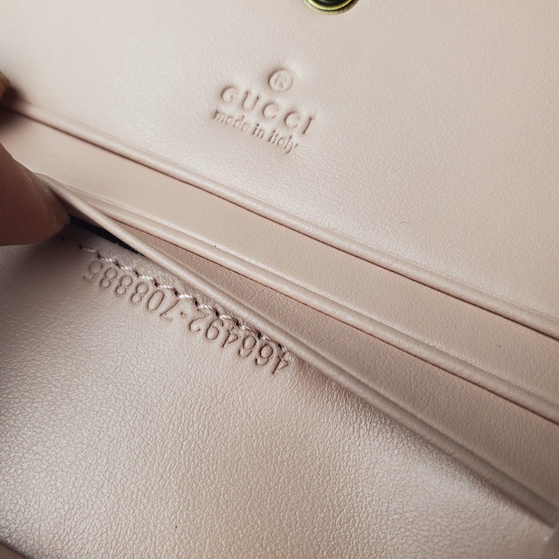 GG Marmont系列卡包 466492 粉色_8