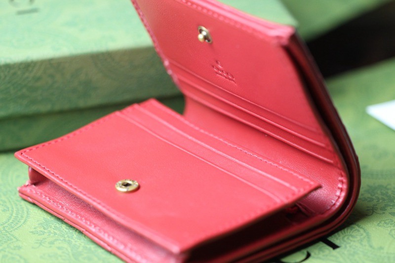 GG Marmont系列卡包 466492 紅色_3