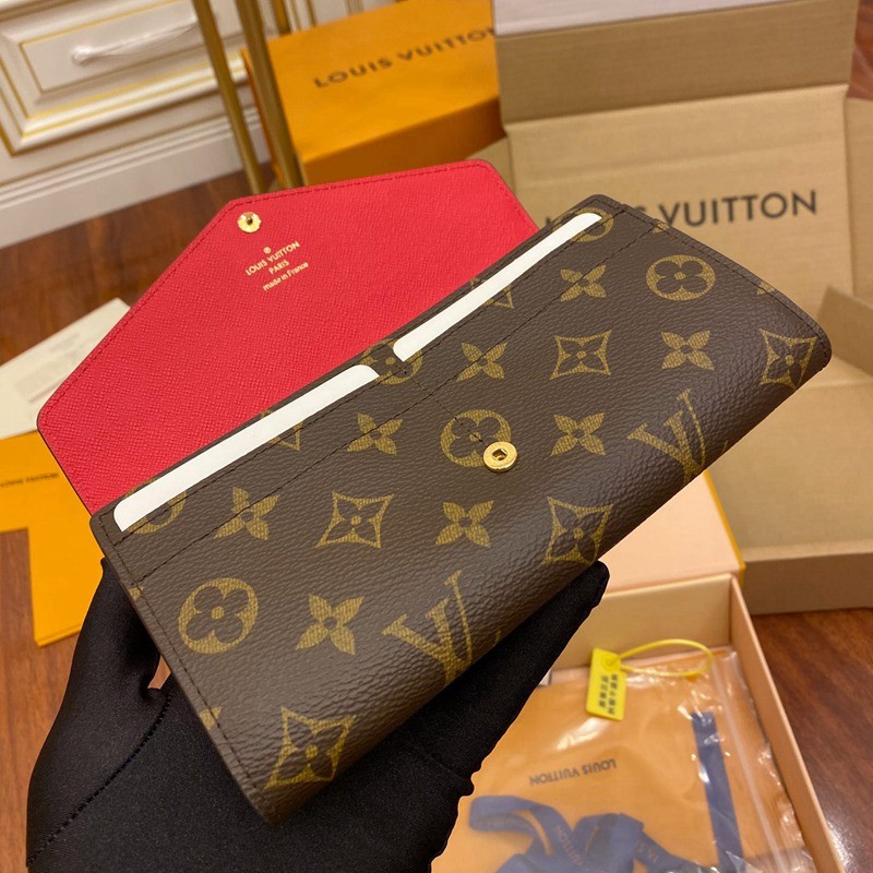 M41896 拉鏈錢包 罌粟紅色_4